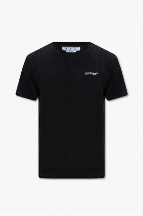 【関税無・国内発】Off-White / Hands Off Logo T-Shirt / Black Off-White C/O Virgil Abloh Men'S Black Airport Tape Over Tee